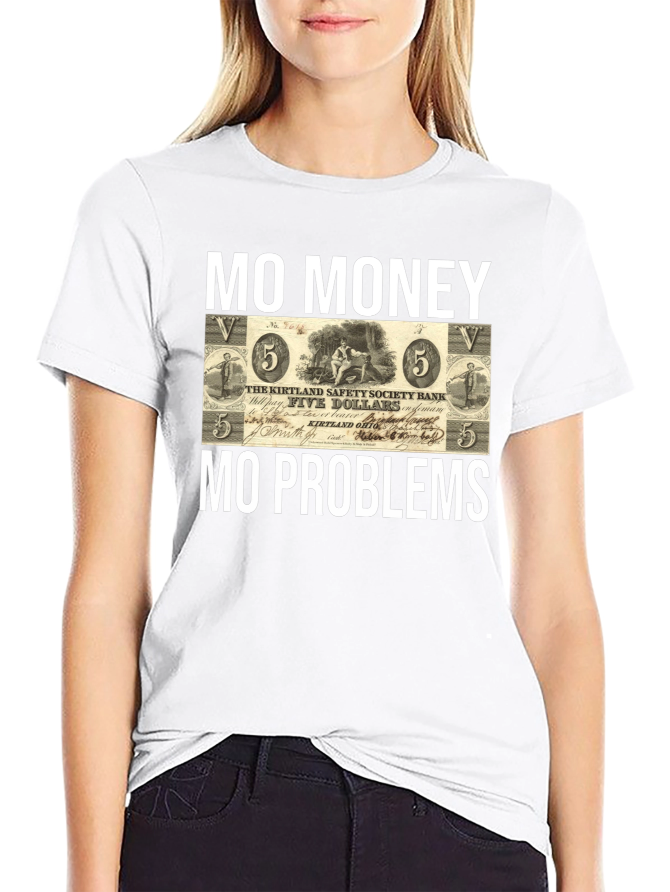Black Mo Money, Mo Problems T-Shirt view 9