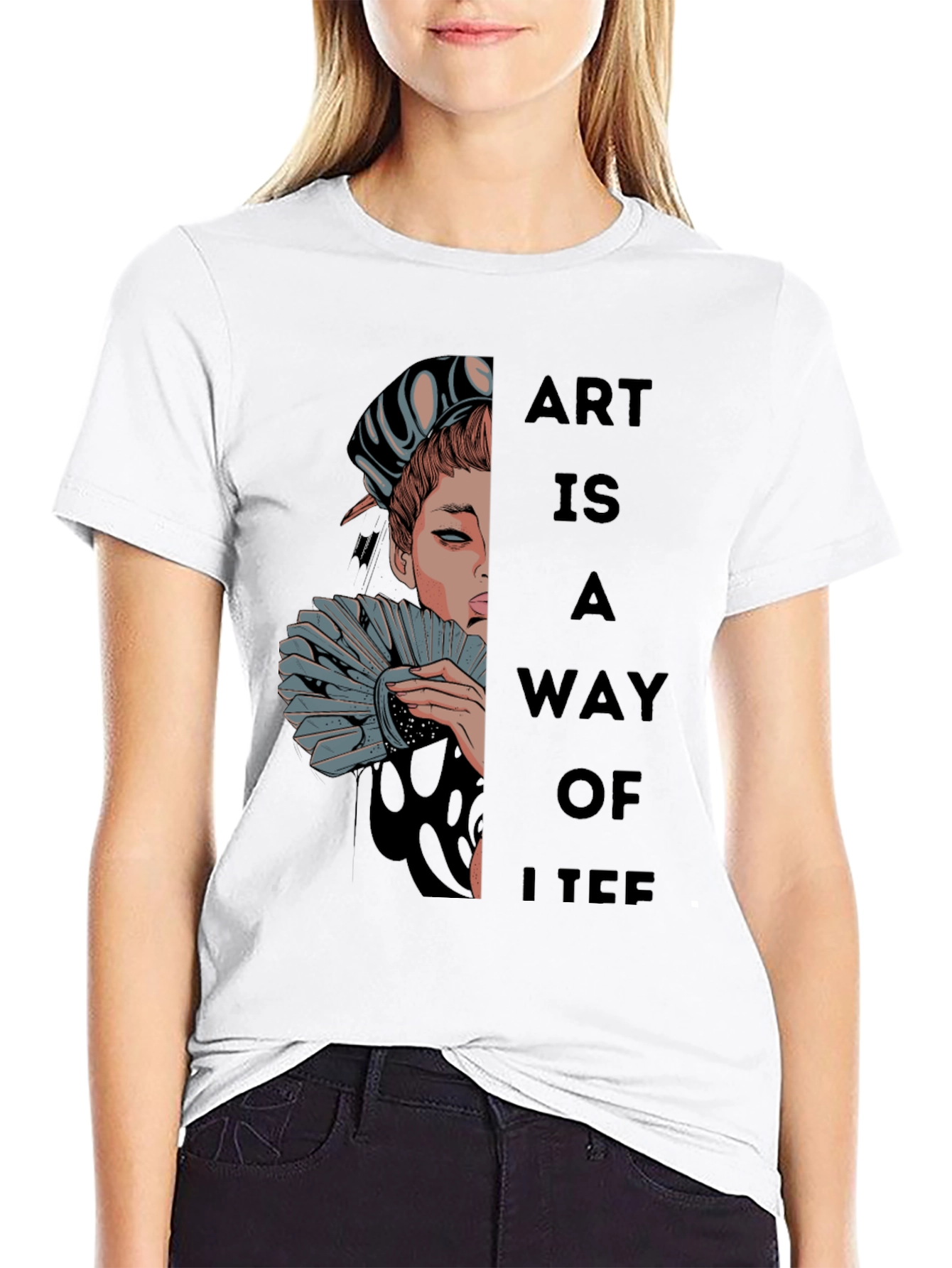 Black Art Is A Way Of Life Graphic Tee view 9