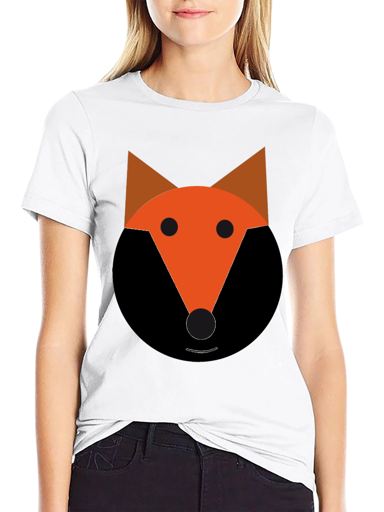 Black Fox Graphic Tee - Black Cotton Blend view 9