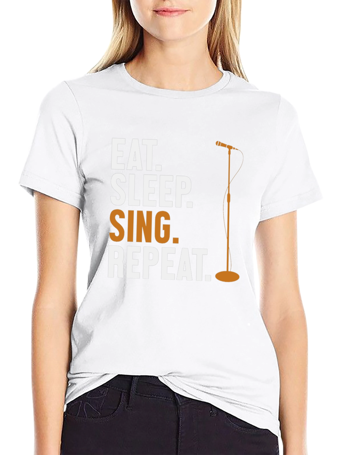 Eat Sleep Sing Repeat T-Shirt - Singer's Lifestyle Tee - 9