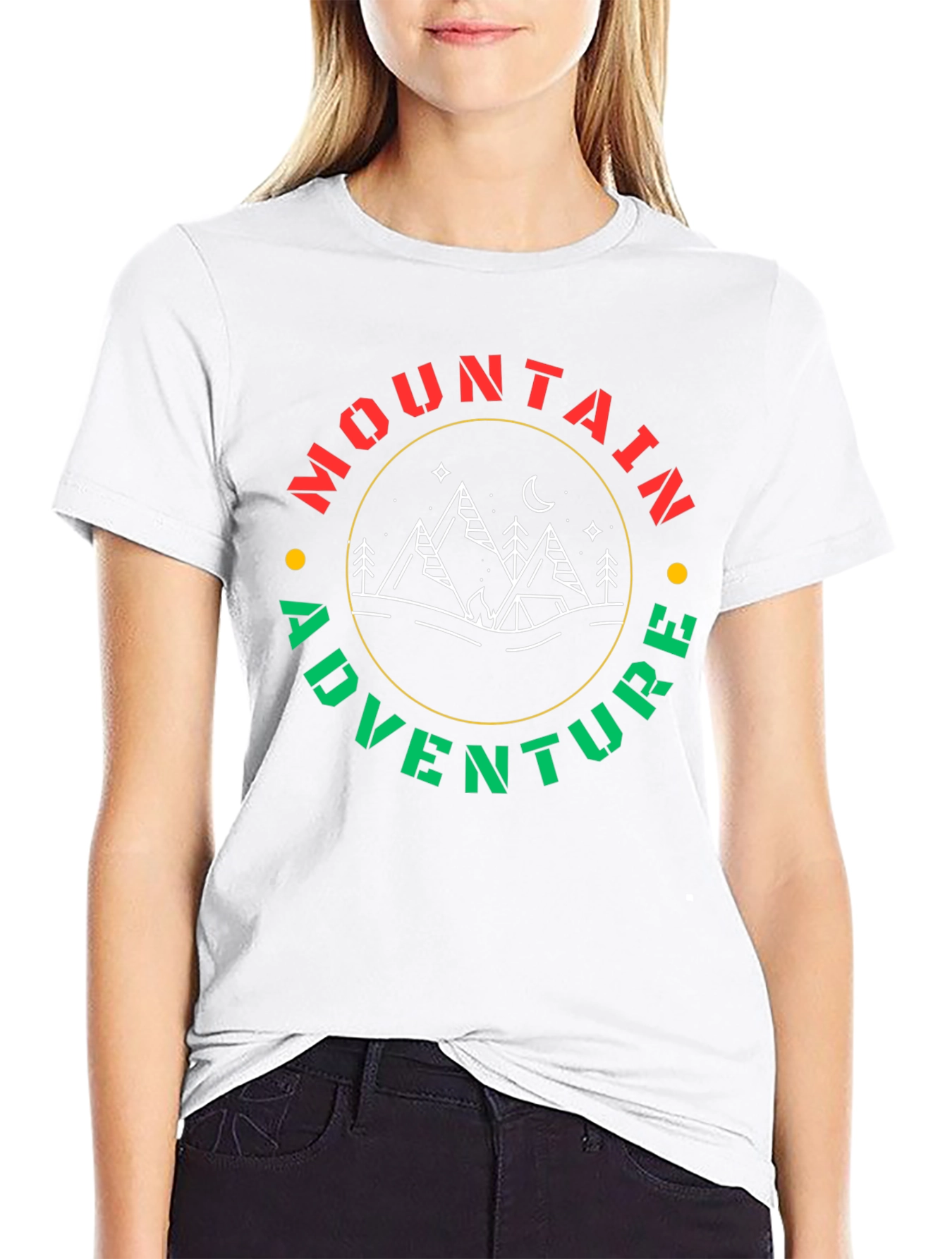 Black Mountain Adventure Graphic Tee - Black view 9