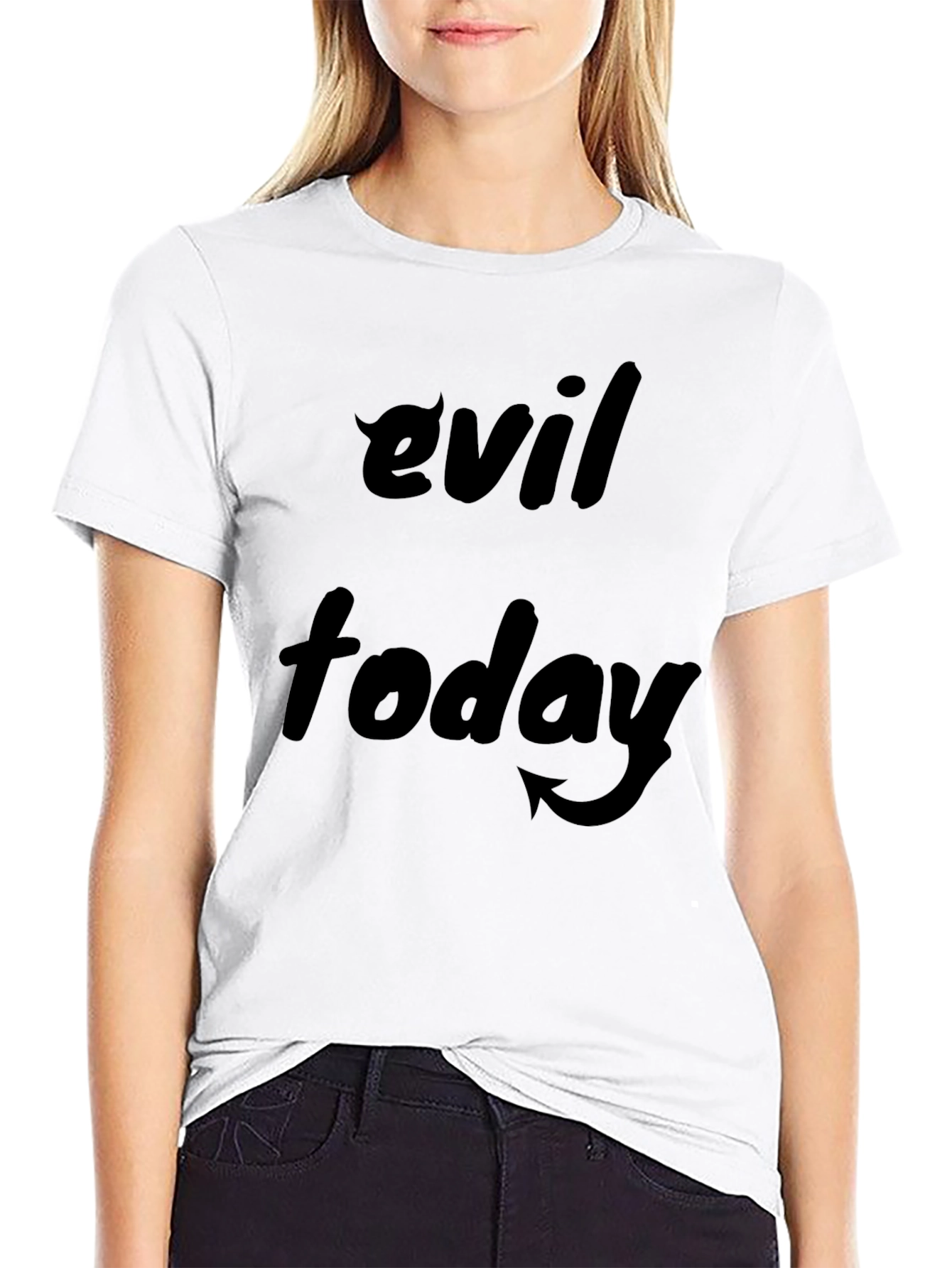 Black Evil Today Black T-Shirt view 9