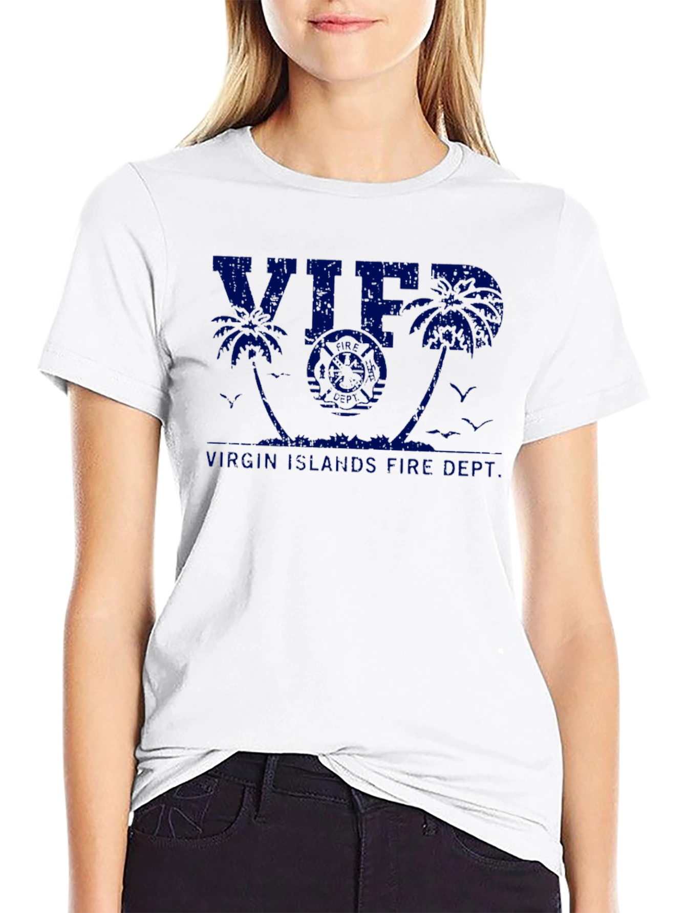 Virgin Islands Fire Dept. Black T-Shirt - 9