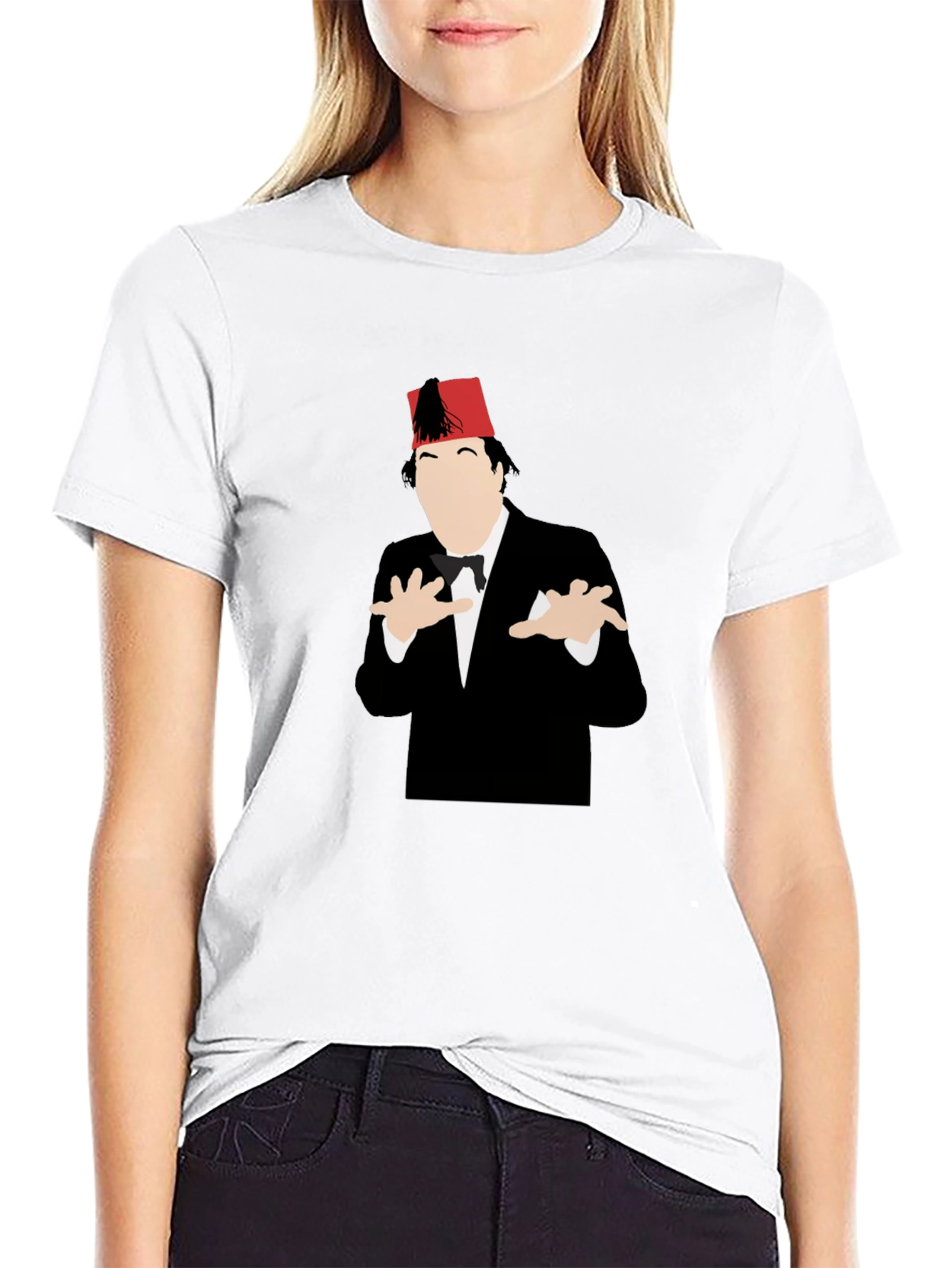 Black Mystic Man Graphic Tee view 9