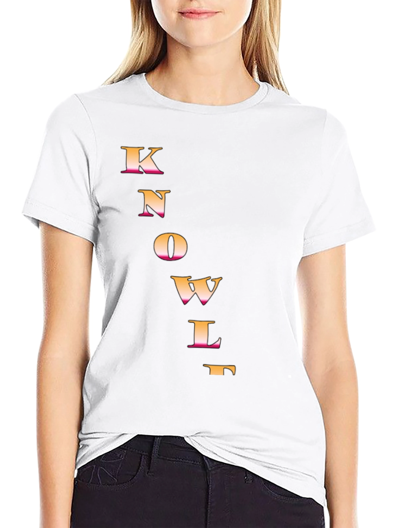 Black Knowlt Black T-Shirt - Stylish Graphic Tee view 9