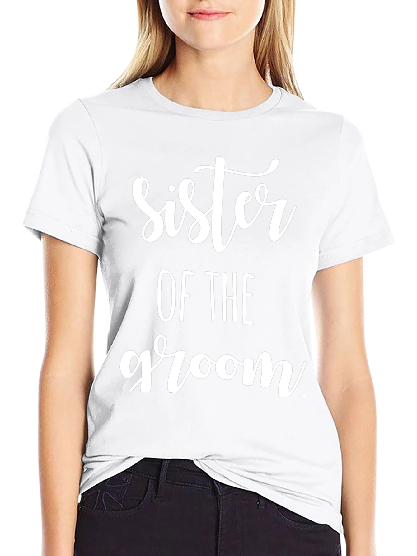 Sister of the Groom T-Shirt - Wedding Party Tee - 9