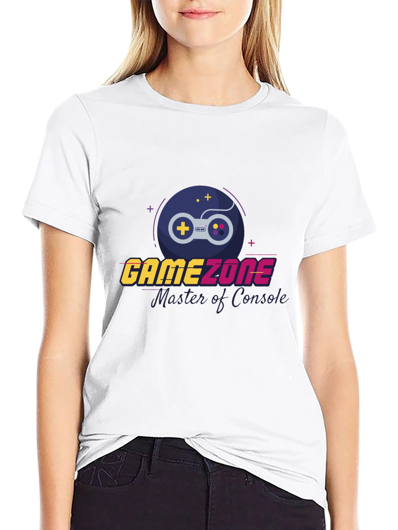 Black Game Zone T-Shirt - Gamer Style view 9