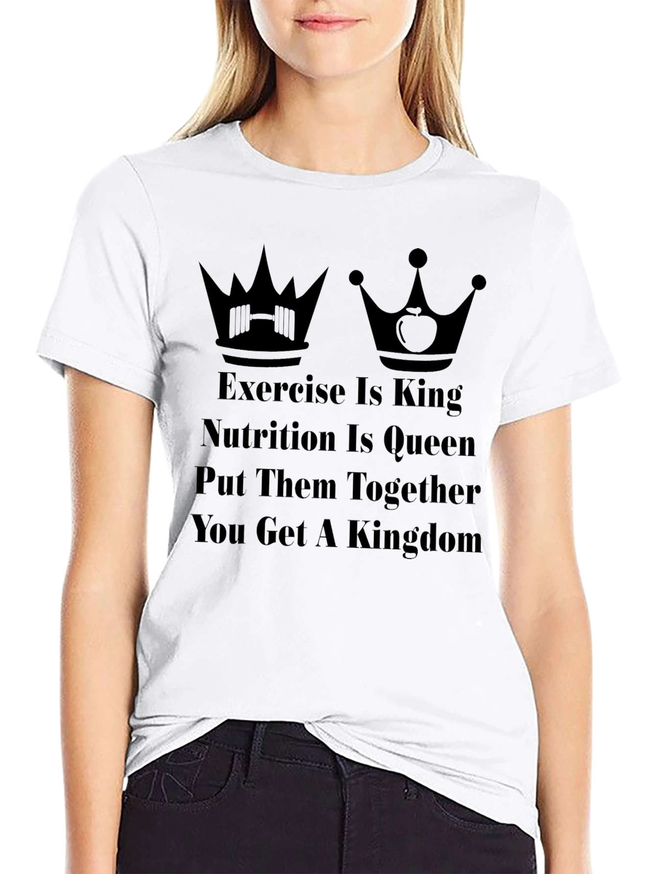Black Exercise & Nutrition Kingdom T-Shirt view 9