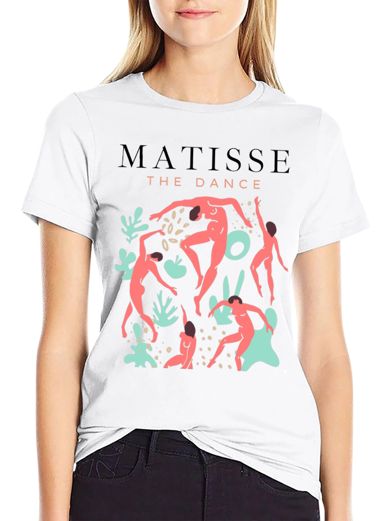 Black Matisse Dance Graphic Tee - Artistic Comfort view 9