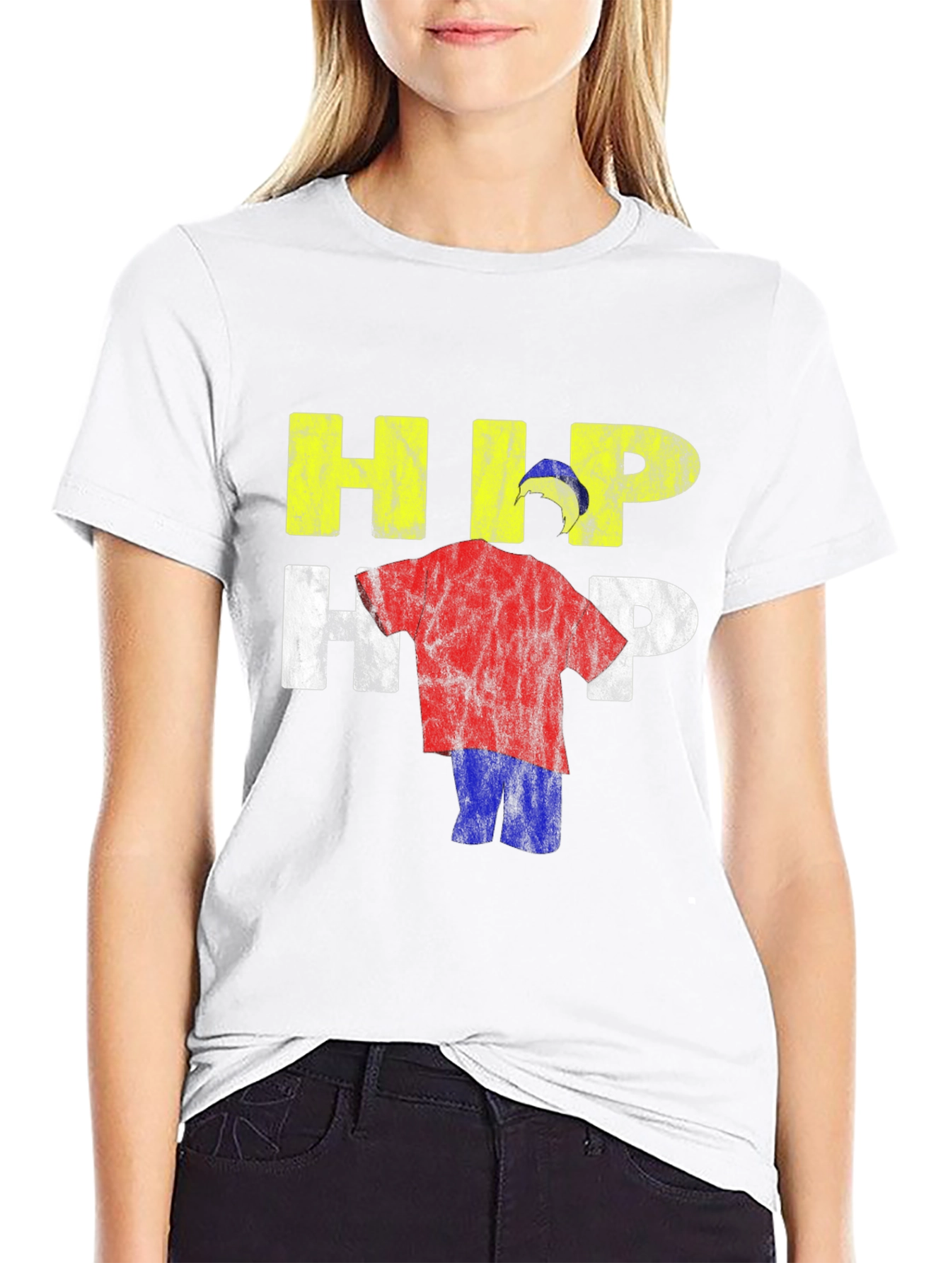 Black Hip Hop Graphic T-Shirt view 9