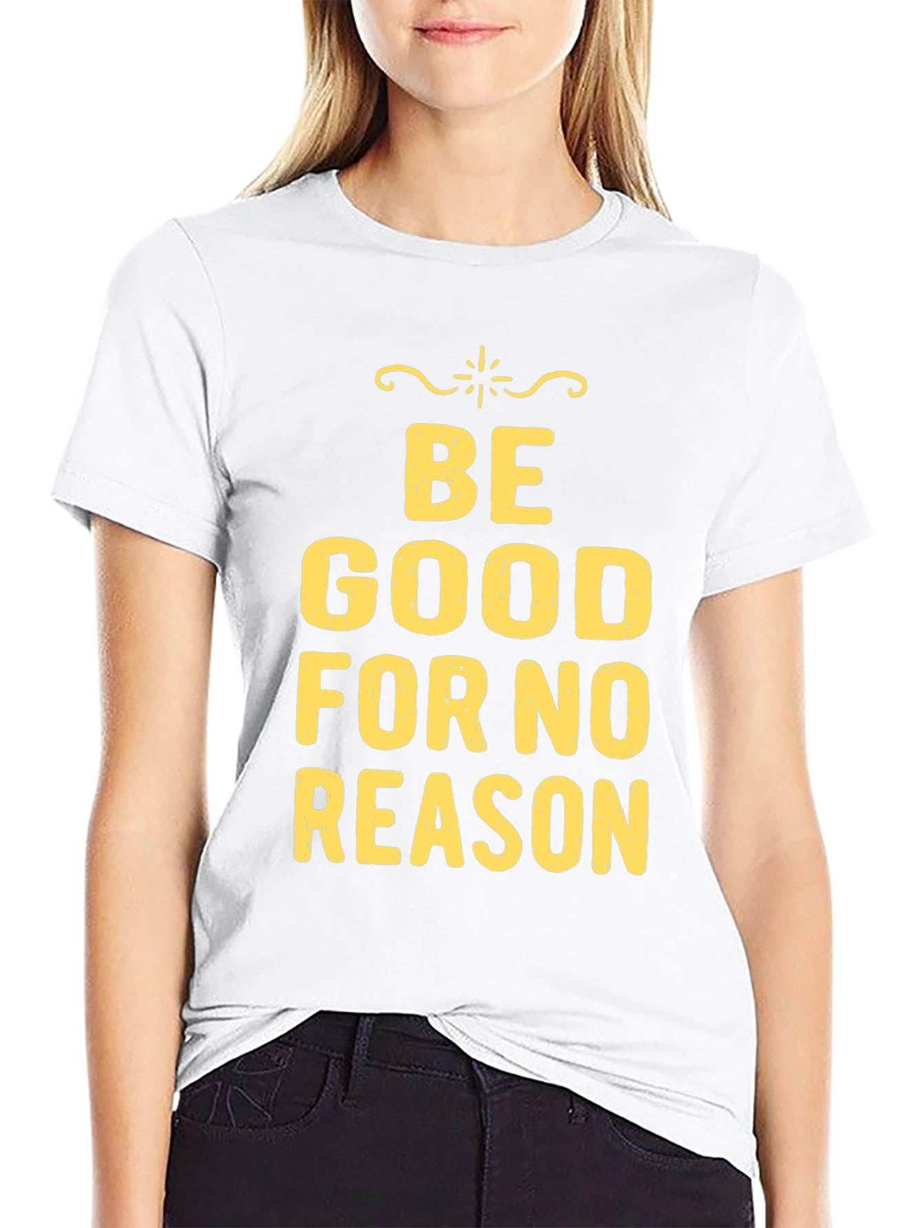 Black Be Good For No Reason Graphic Tee view 9
