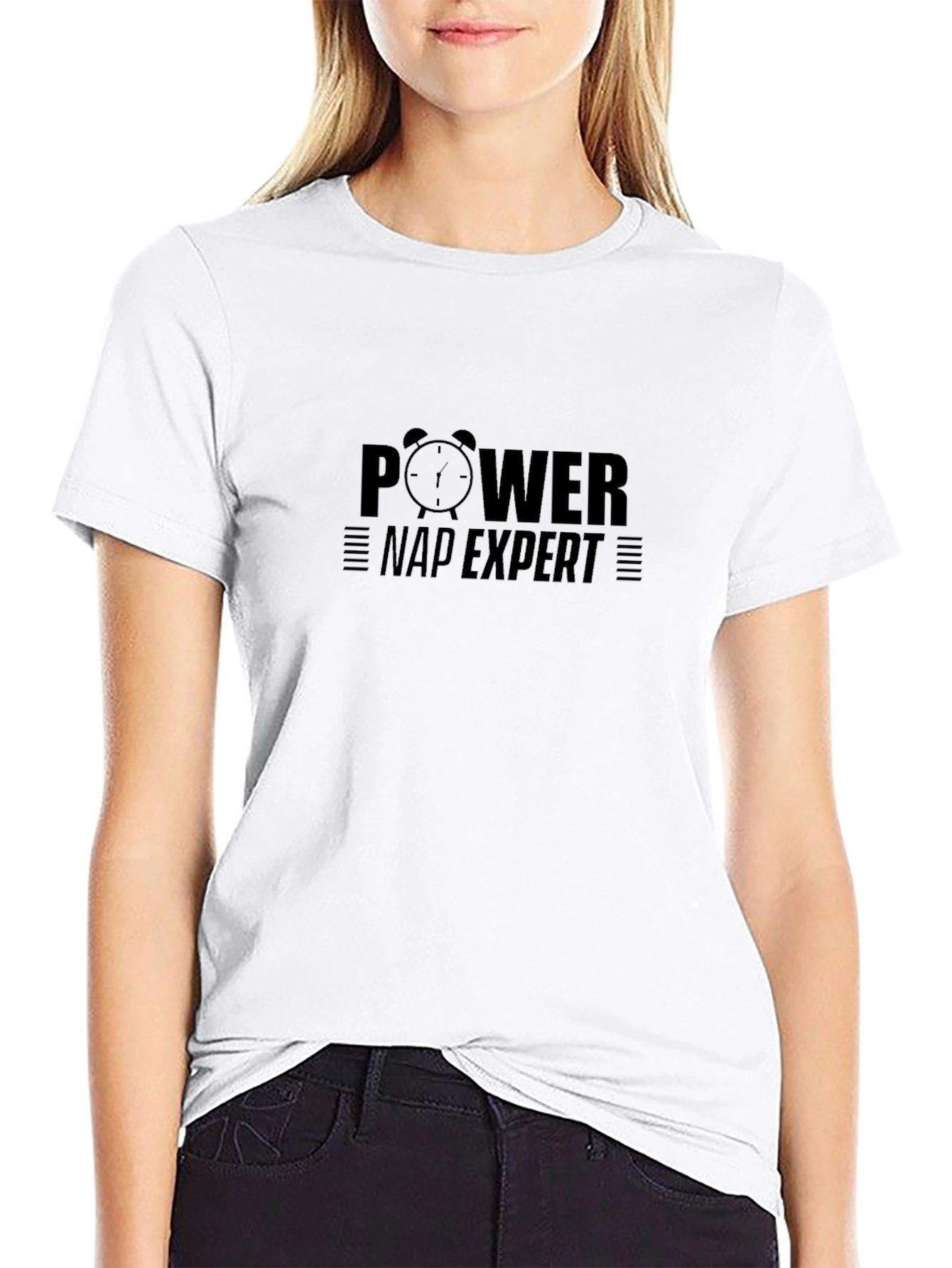Black Power Nap Expert Black T-Shirt - Men's Short Sleeve Tee view 9