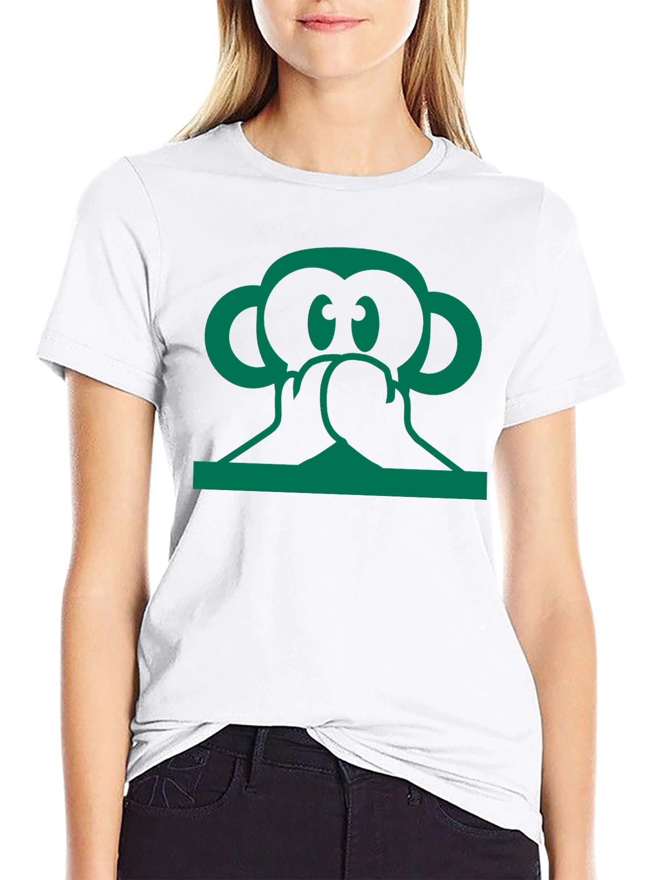 Black Monkey Graphic Tee - Hear No Evil view 9
