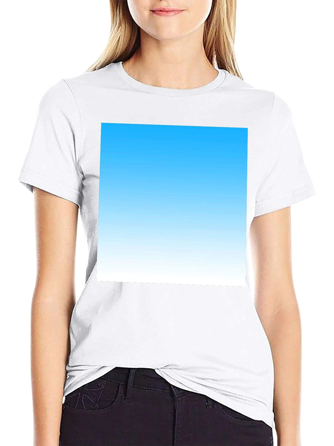 Black Cool Gradient T-Shirt view 9