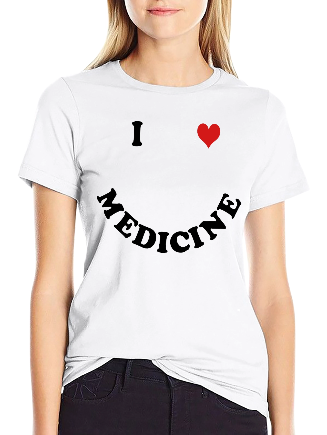 Black I Heart Medicine Black T-Shirt view 9