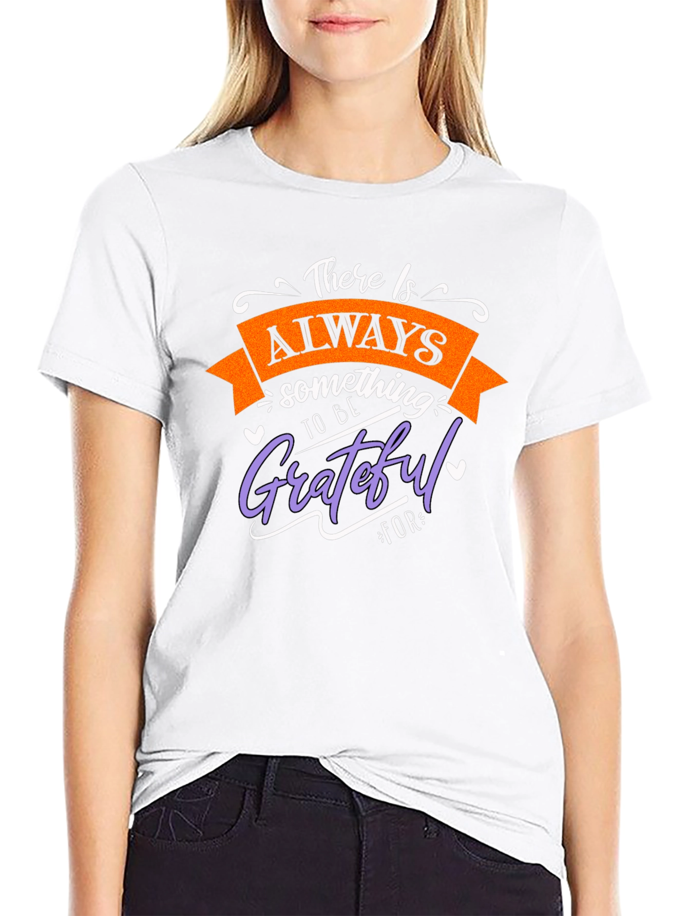 Black Grateful Graphic Tee - Always Something T-Shirt view 9