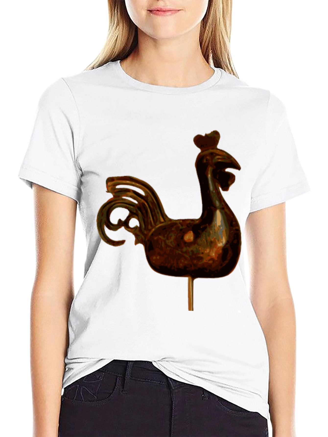 Rooster Lollipop Graphic T-Shirt - 9
