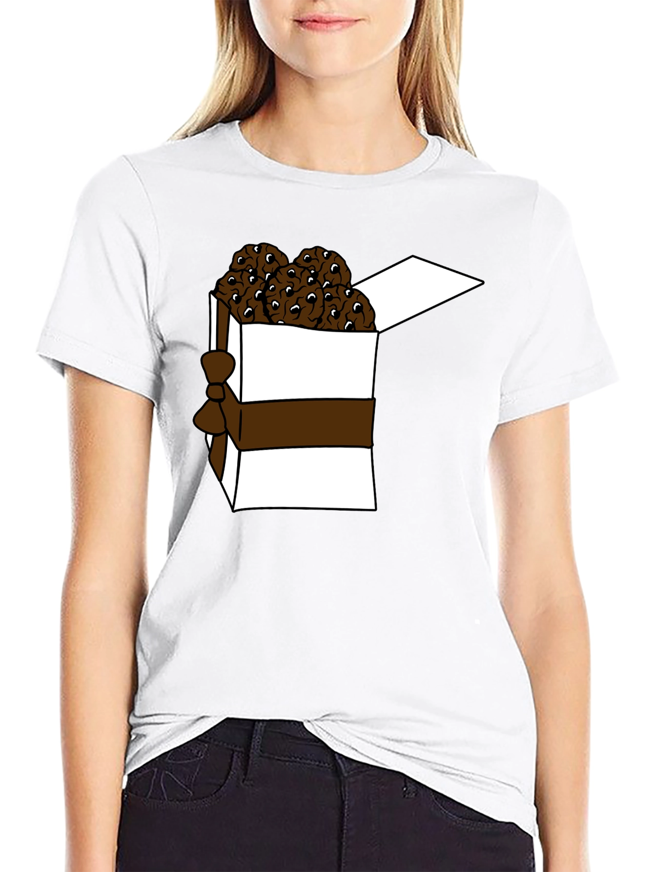 Black Cookies In a Box T-Shirt view 9