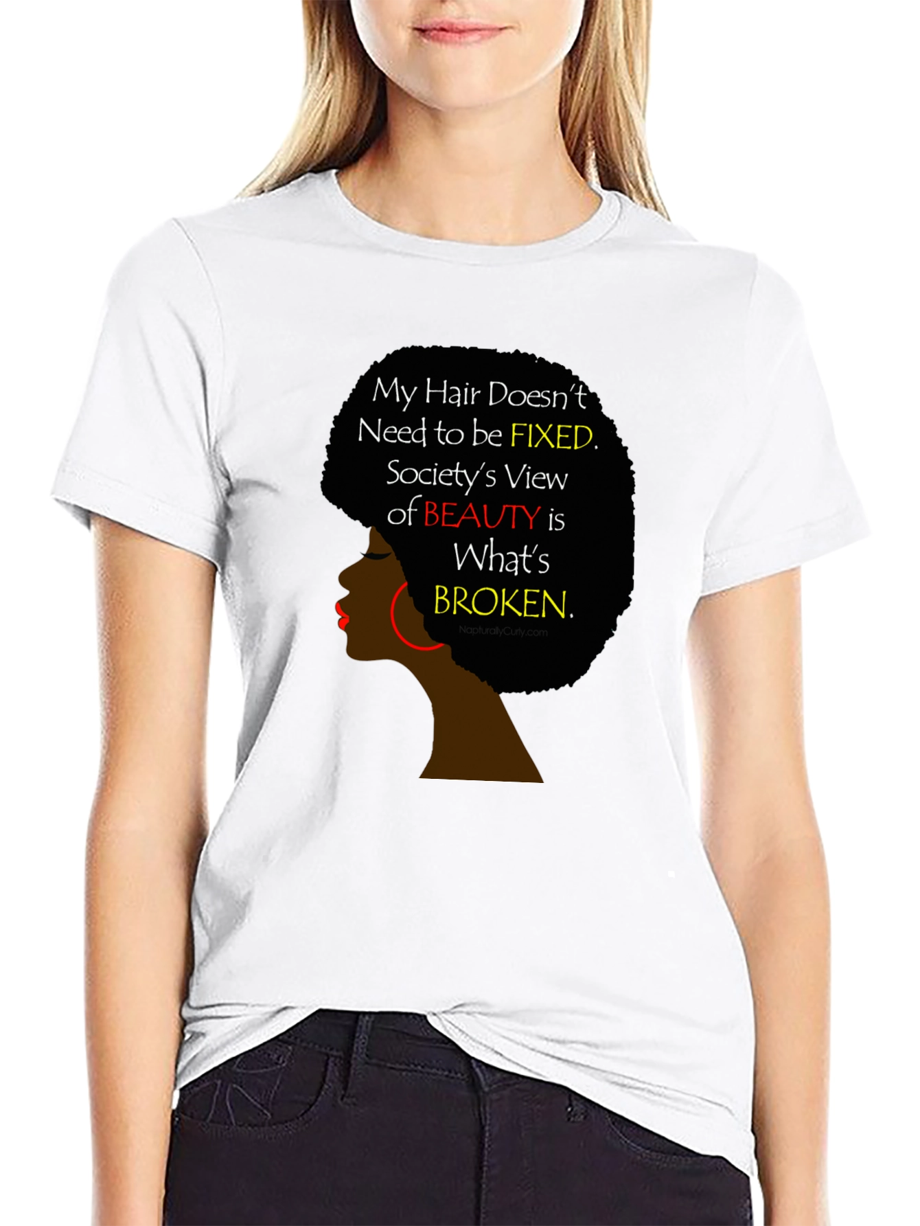 Empowered Beauty T-Shirt - Afro Hair Pride - 9