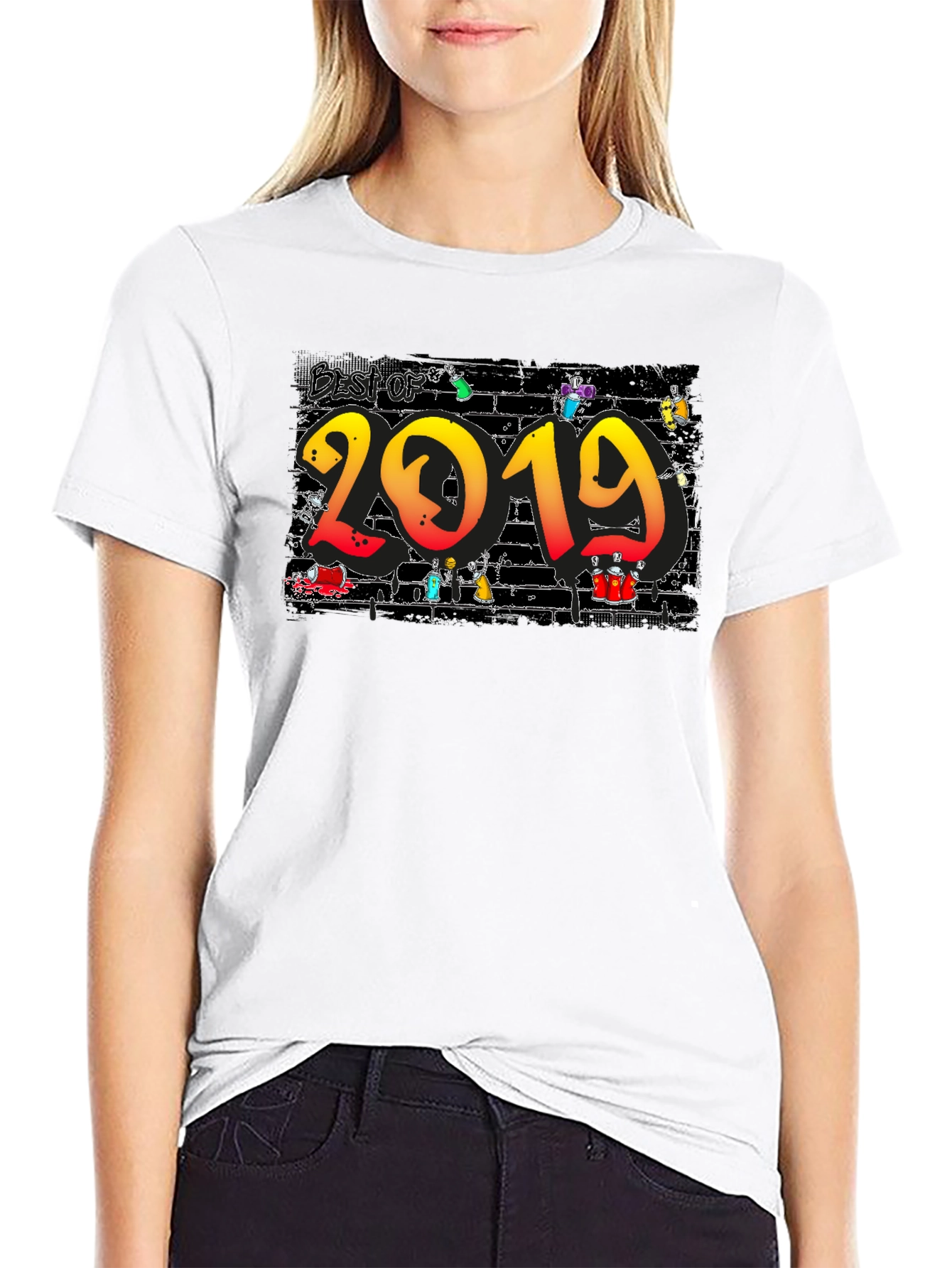 Black Best of 2019 Graphic T-Shirt view 9