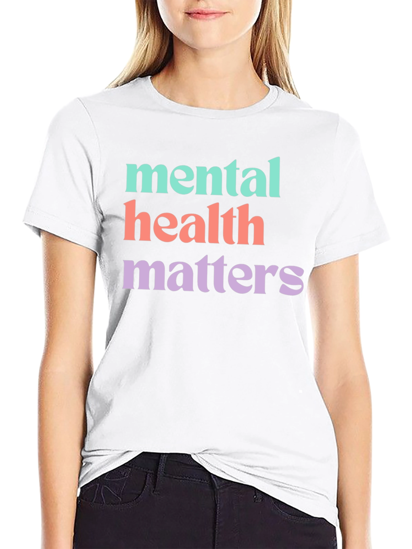 Black Mental Health Matters T-Shirt - Stylish Awareness view 9