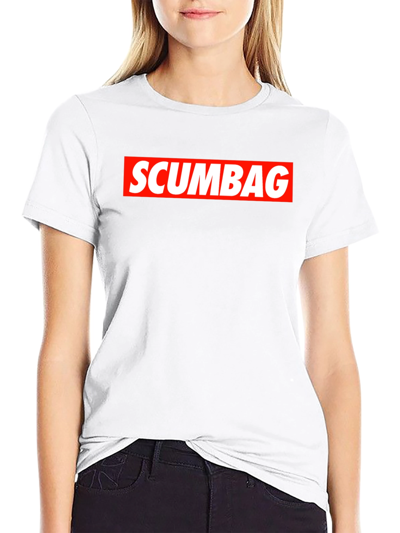 Black Scumbag Graphic Tee - Bold Statement T-Shirt view 9