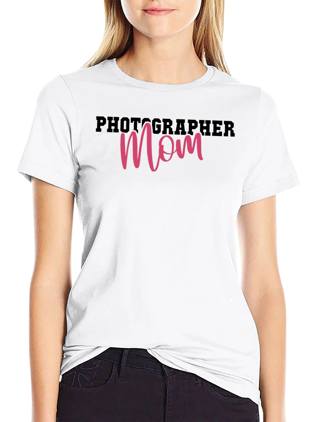 Black Photographer Mom T-Shirt - Perfect Gift view 9