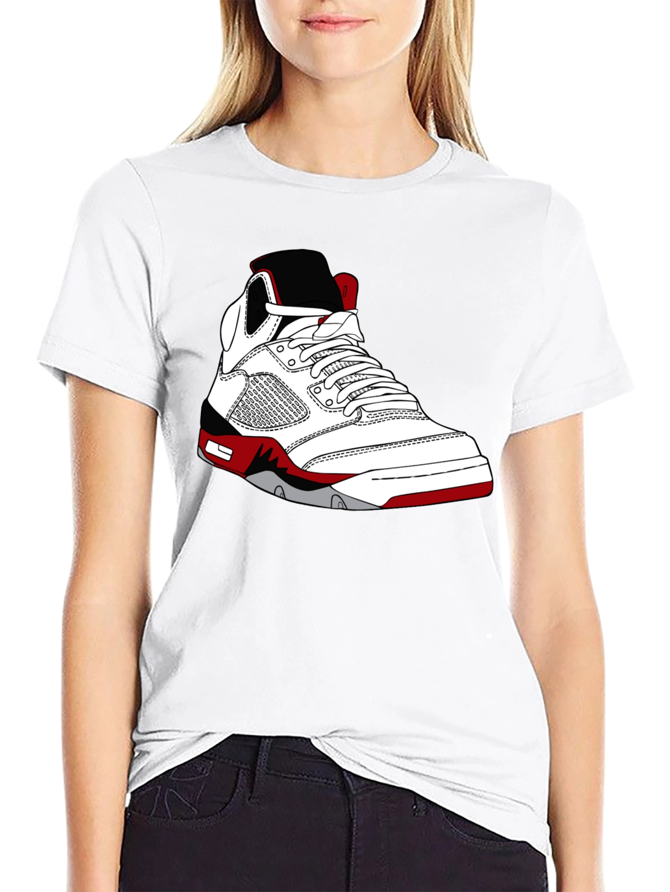 Black Sneaker Graphic T-Shirt - Stylish Black Tee for Sneakerheads view 9