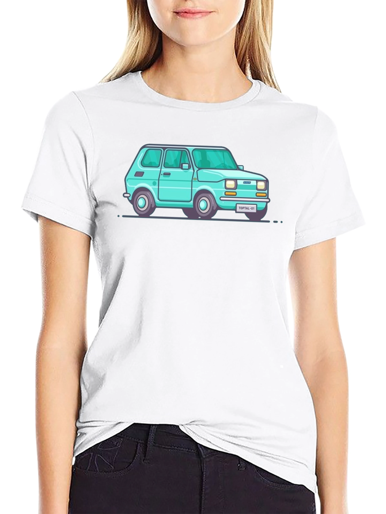 Black Retro Car T-Shirt - Cool & Unique Design view 9