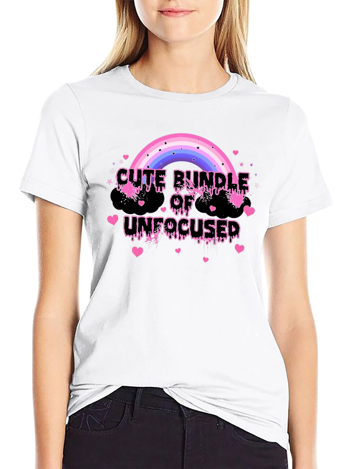 Cute Bundle of Unfocused T-Shirt - 9