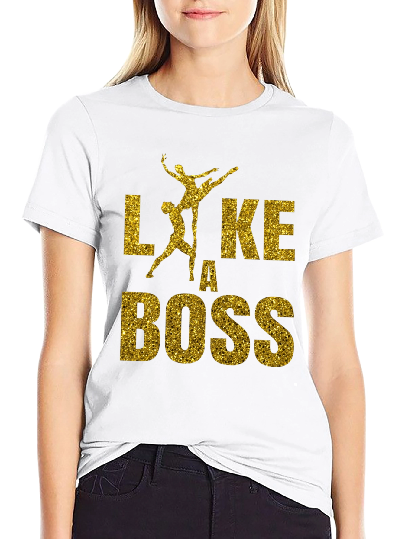 Black Like a Boss Dance T-Shirt view 9
