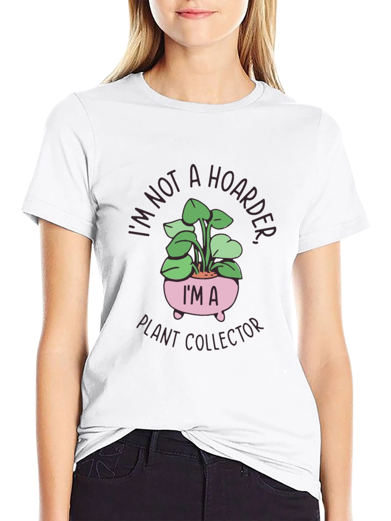 Black Plant Collector Graphic T-Shirt view 9