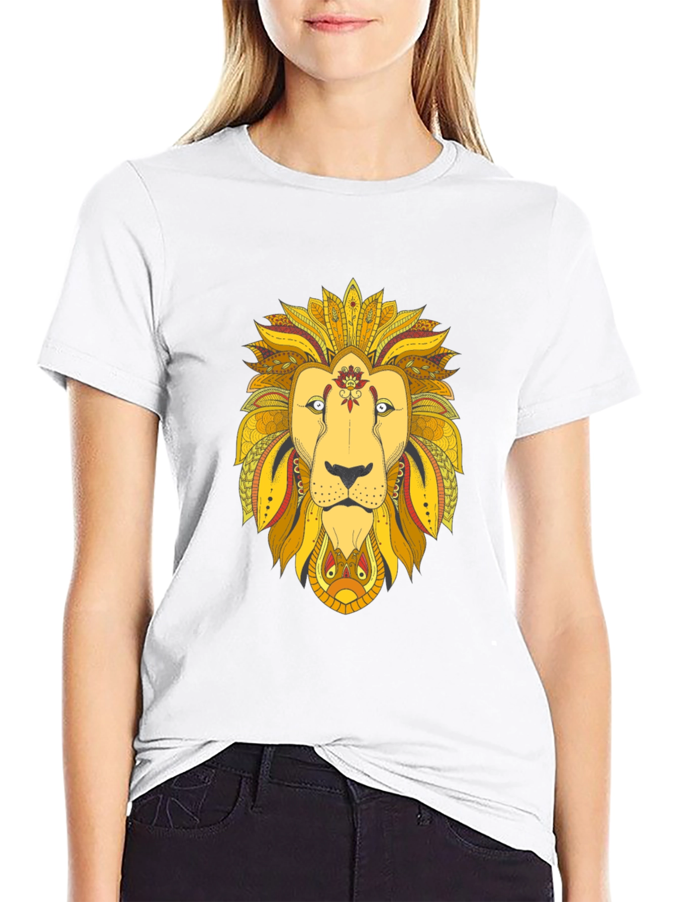 Black Lion Graphic Tee - Unique Design, Comfortable Fit view 9