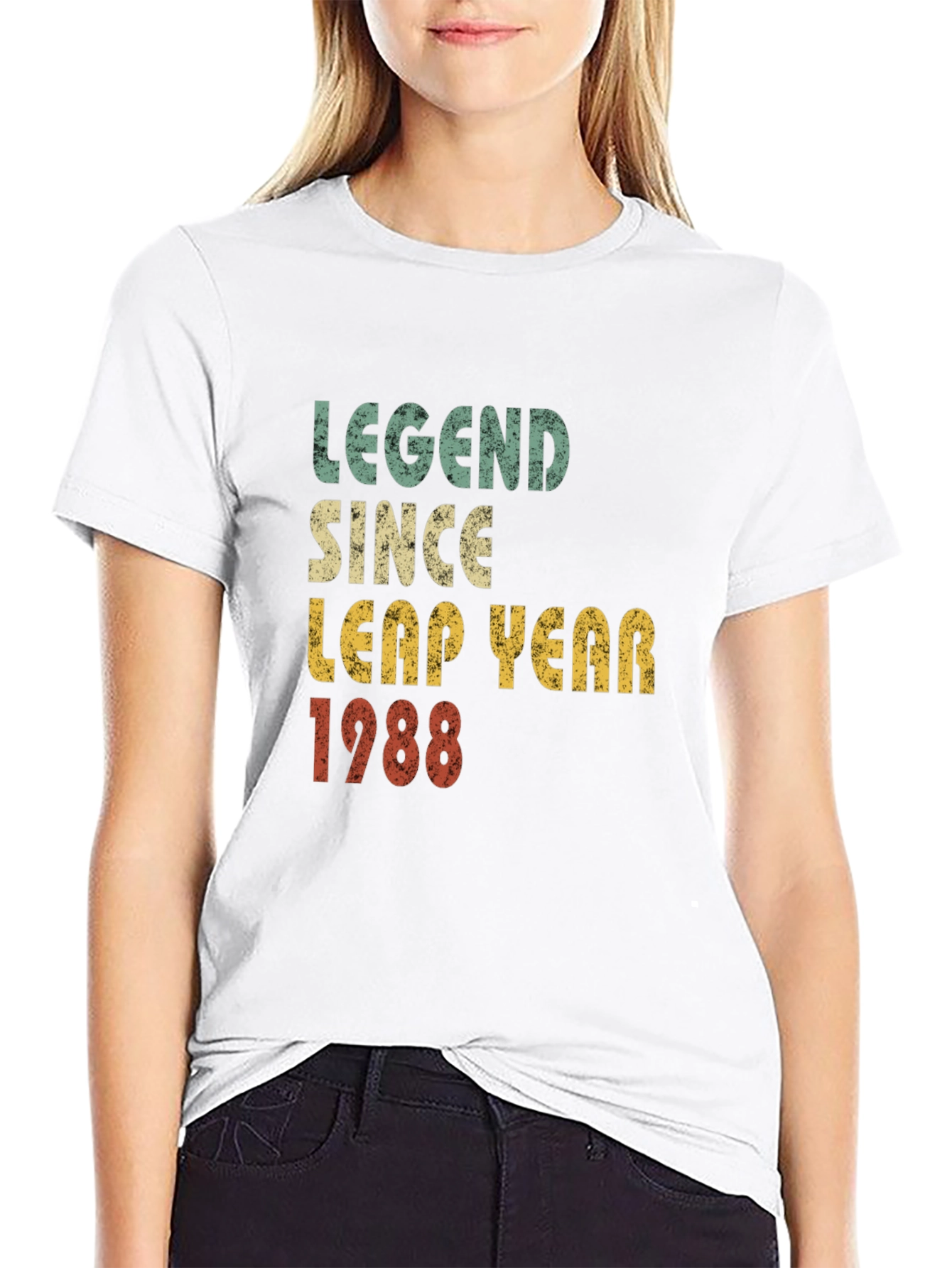 Black Legend Since Leap Year 1988 T-Shirt view 9