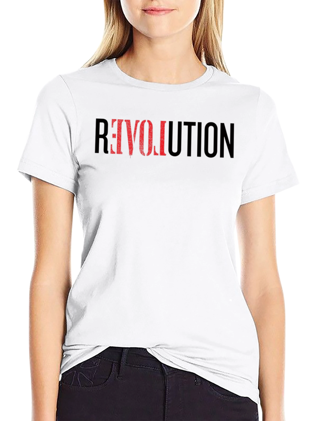 Black Revolution Graphic T-Shirt - Bold Statement Tee view 9
