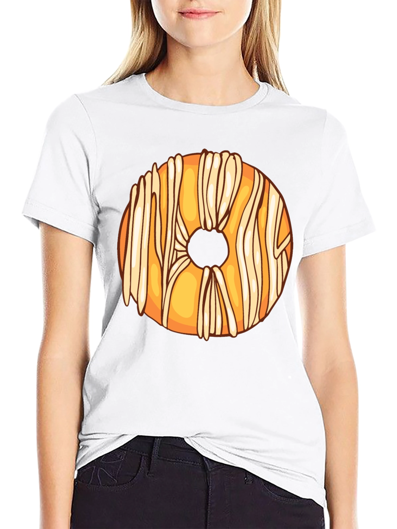 Black Donut Lover Black T-Shirt view 9