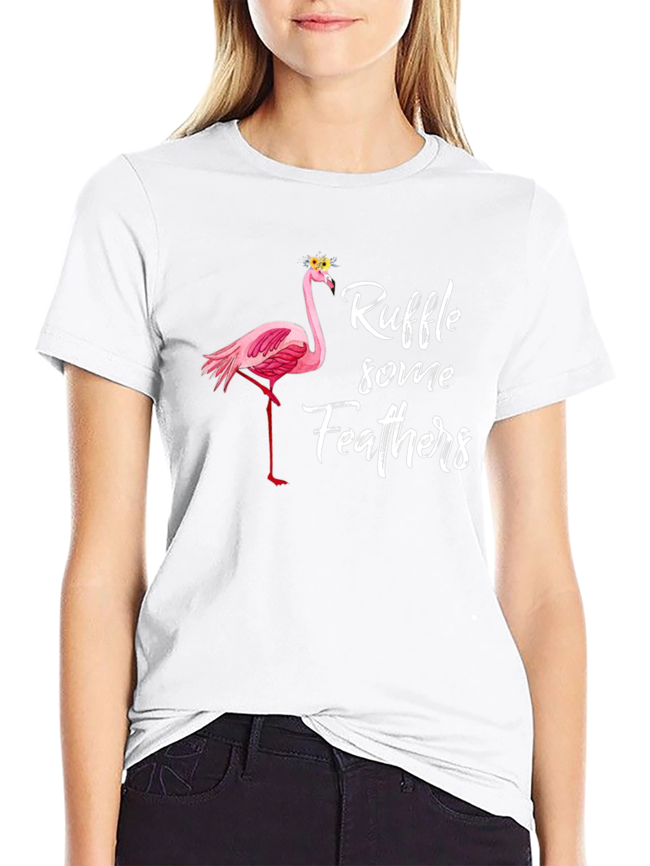 Ruffle Some Feathers Flamingo T-Shirt - 9