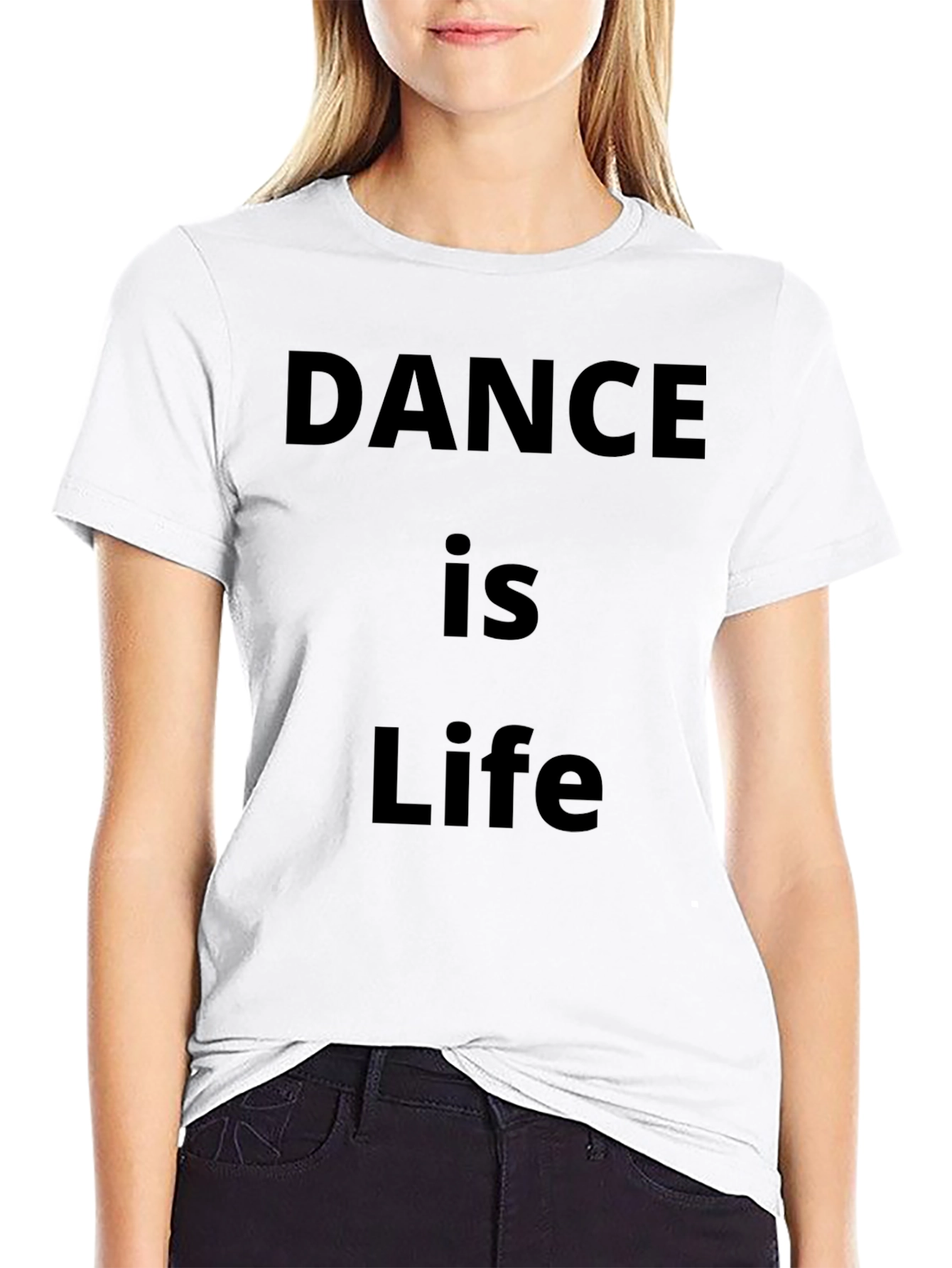 Black Dance is Life T-Shirt - Black Graphic Tee view 9