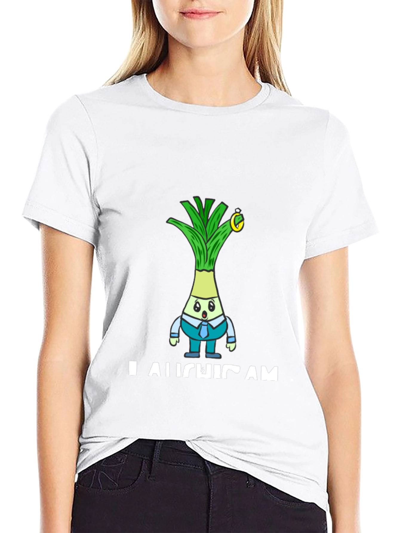 Funny Leek Pun T-Shirt - 'I Leek Em' - 9