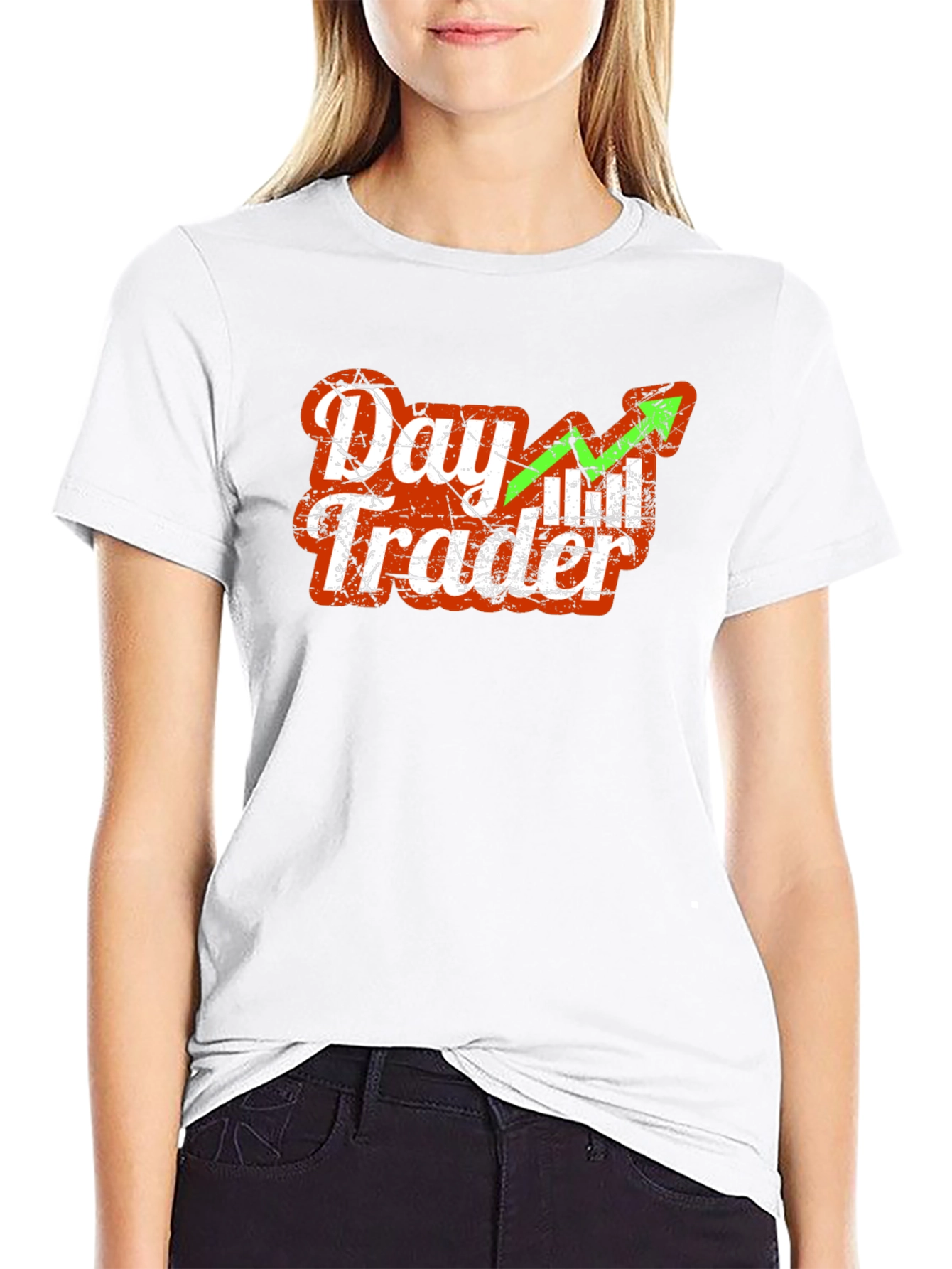 Black Day Trader Graphic T-Shirt - Stock Market Apparel view 9