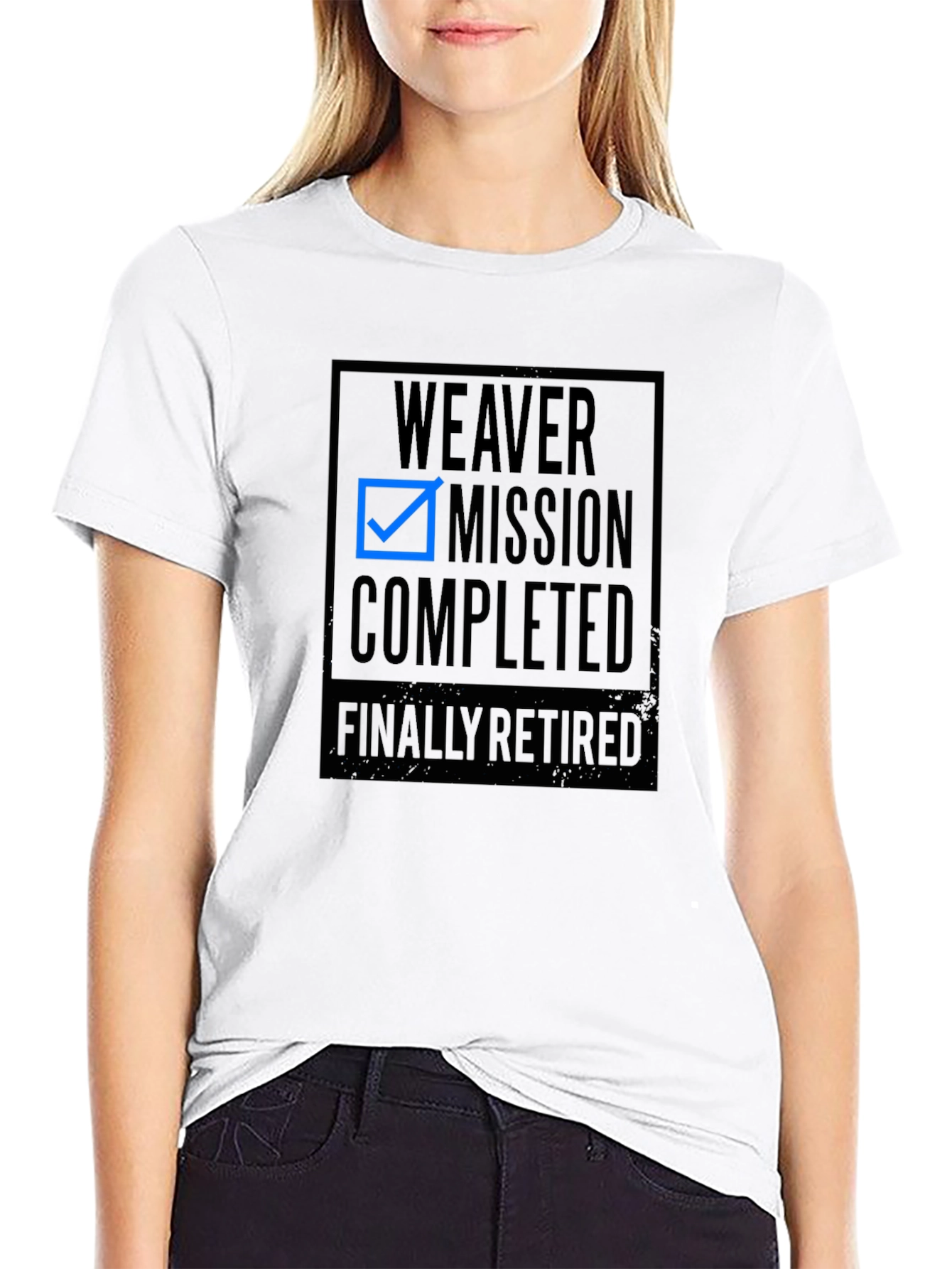 Black Weaver Mission Completed Retired T-Shirt view 9