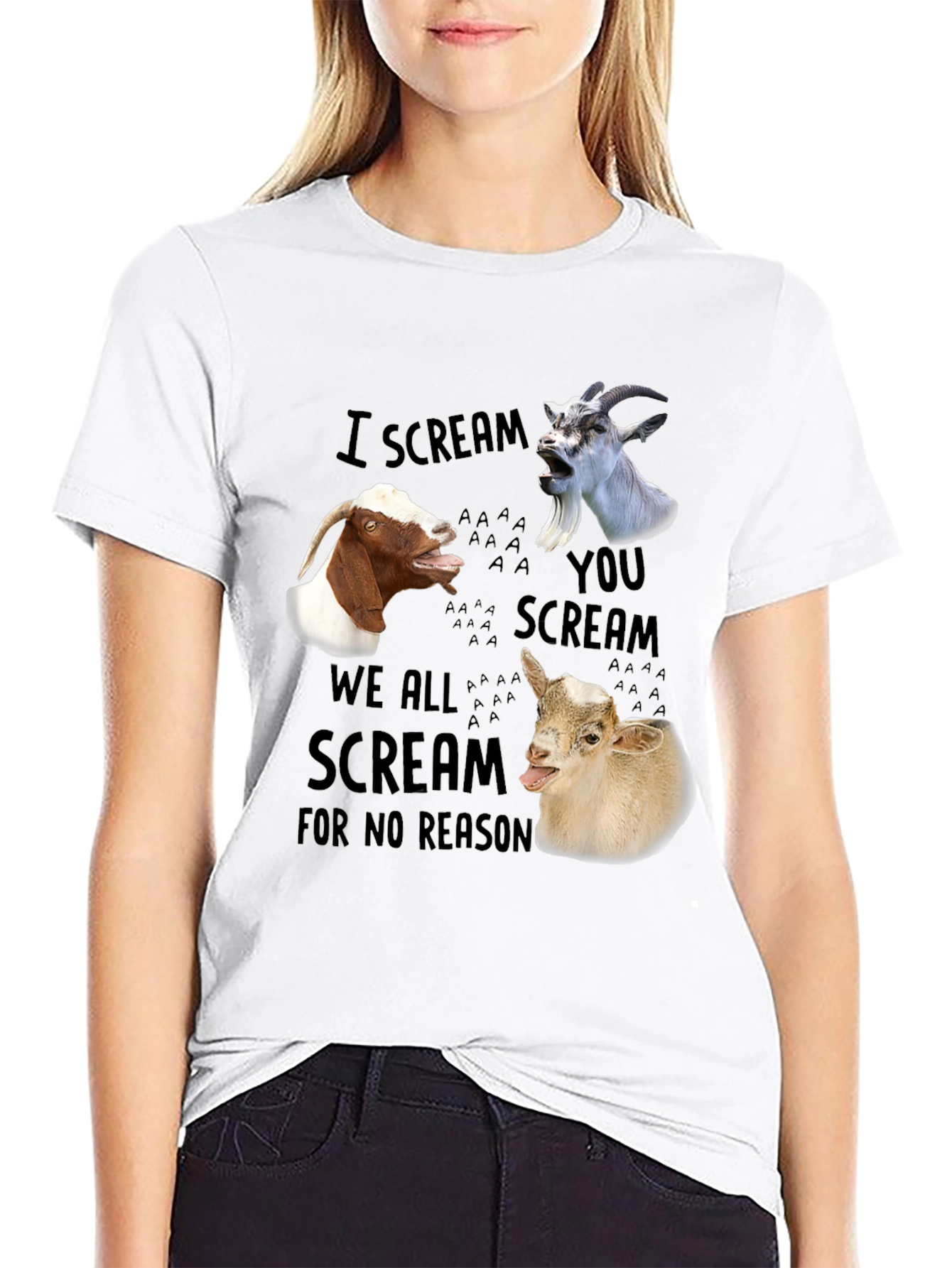 Black Goat Scream T-Shirt view 9