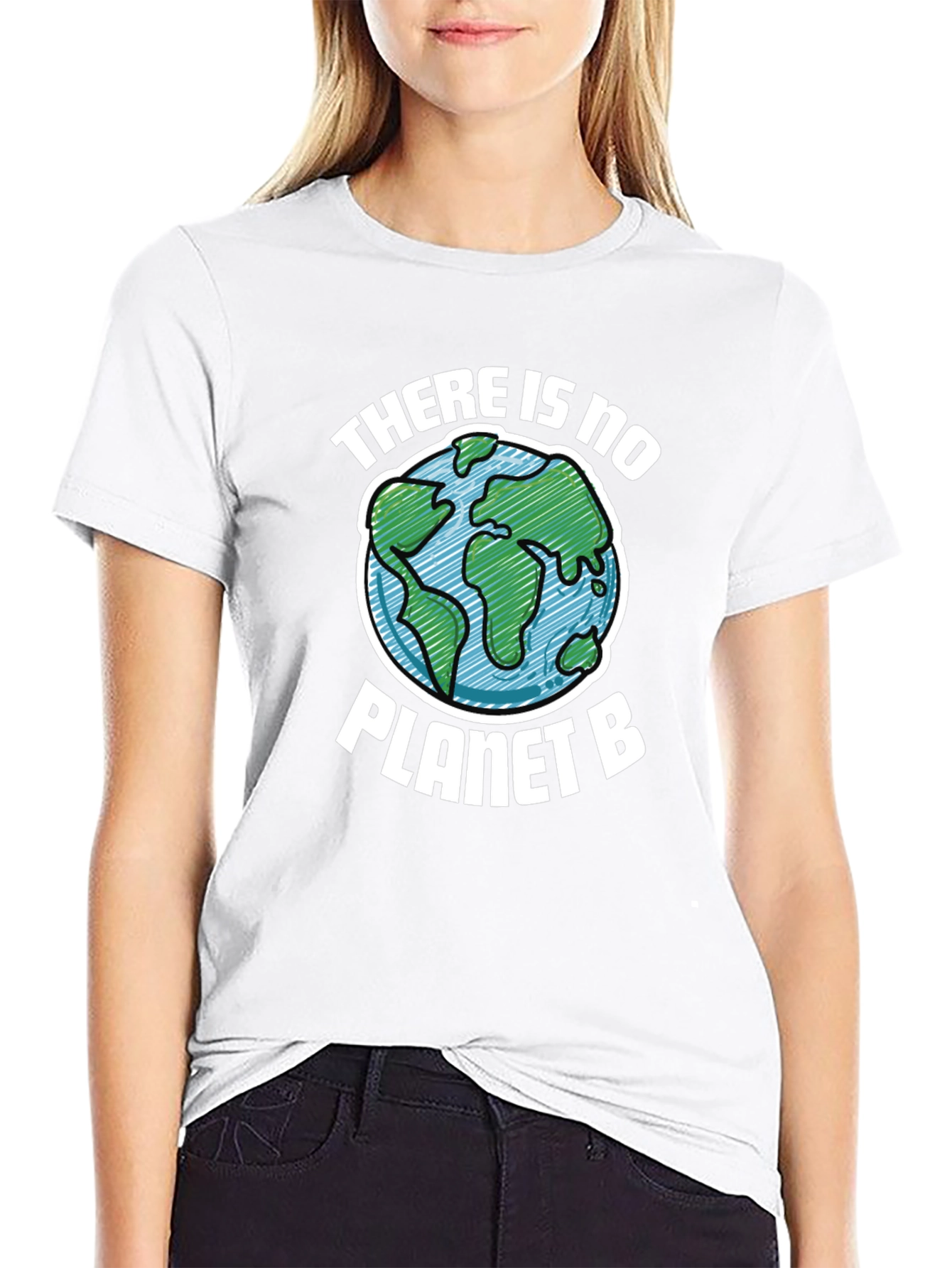 Black No Planet B T-Shirt - Save the Earth! view 9