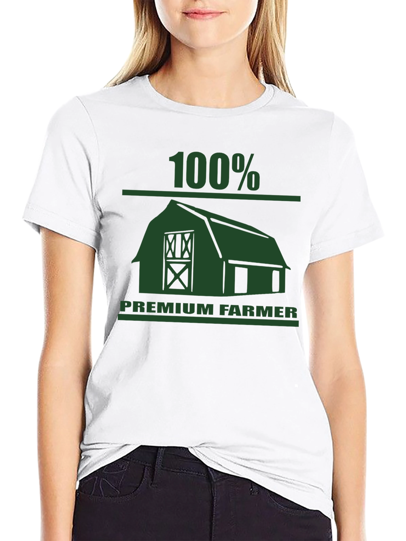 Black 100% Premium Farmer Graphic Tee - Soft Cotton view 9