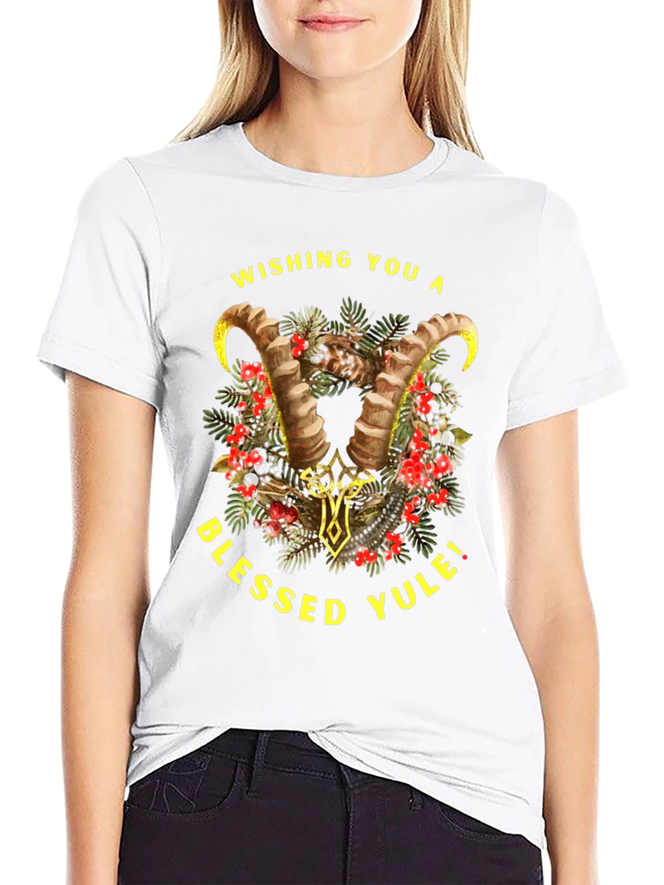 Blessed Yule Holiday T-Shirt - 9