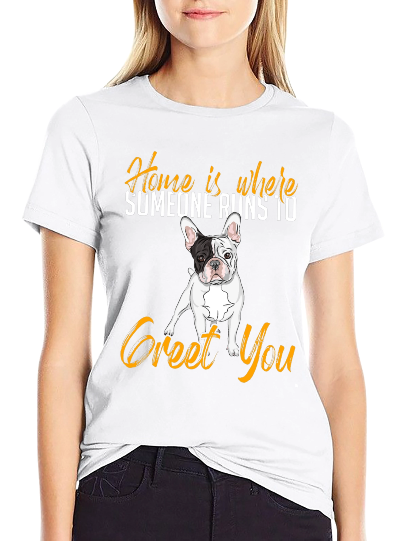 Black Home is Where Dog Runs T-Shirt view 9