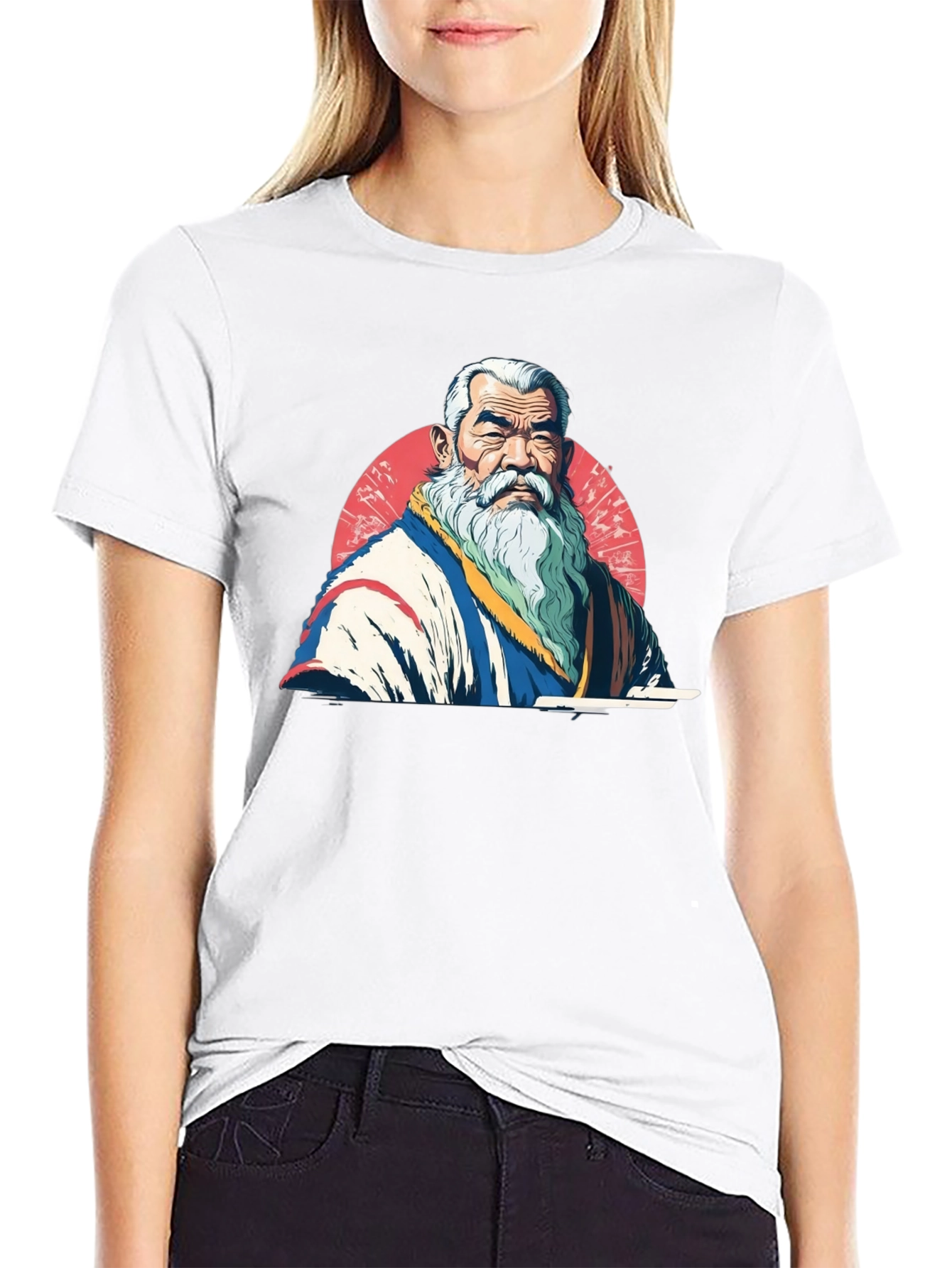 Black Samurai Elder Graphic Tee view 9