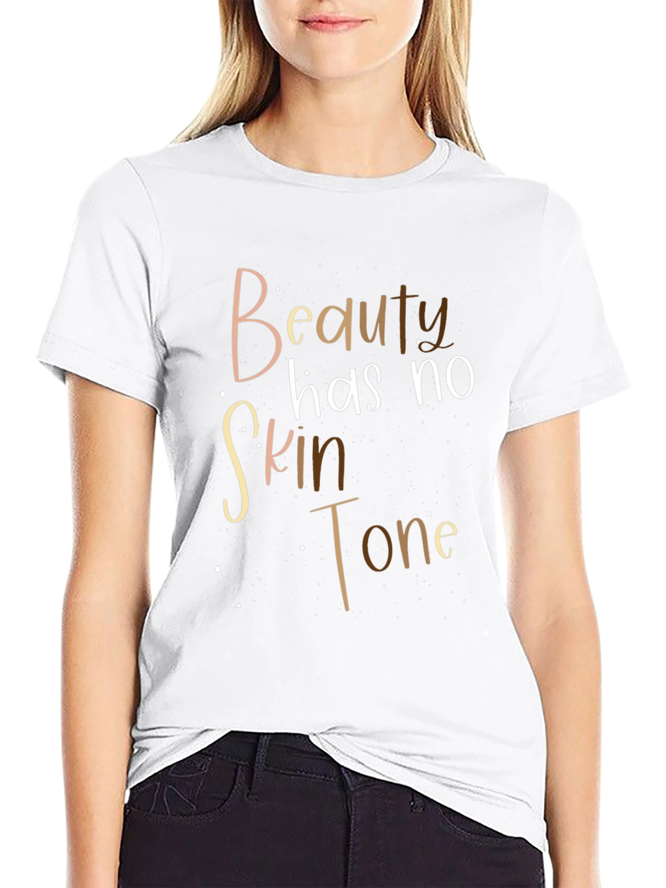 Black Beauty Has No Skin Tone Graphic Tee - Unisex Fashion view 9