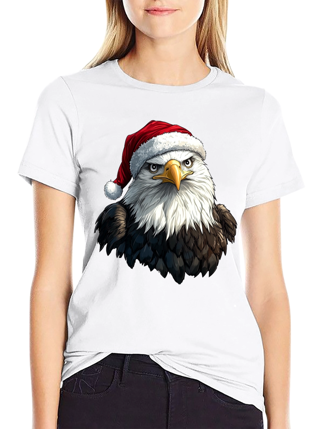 Black Eagle Christmas T-Shirt view 9