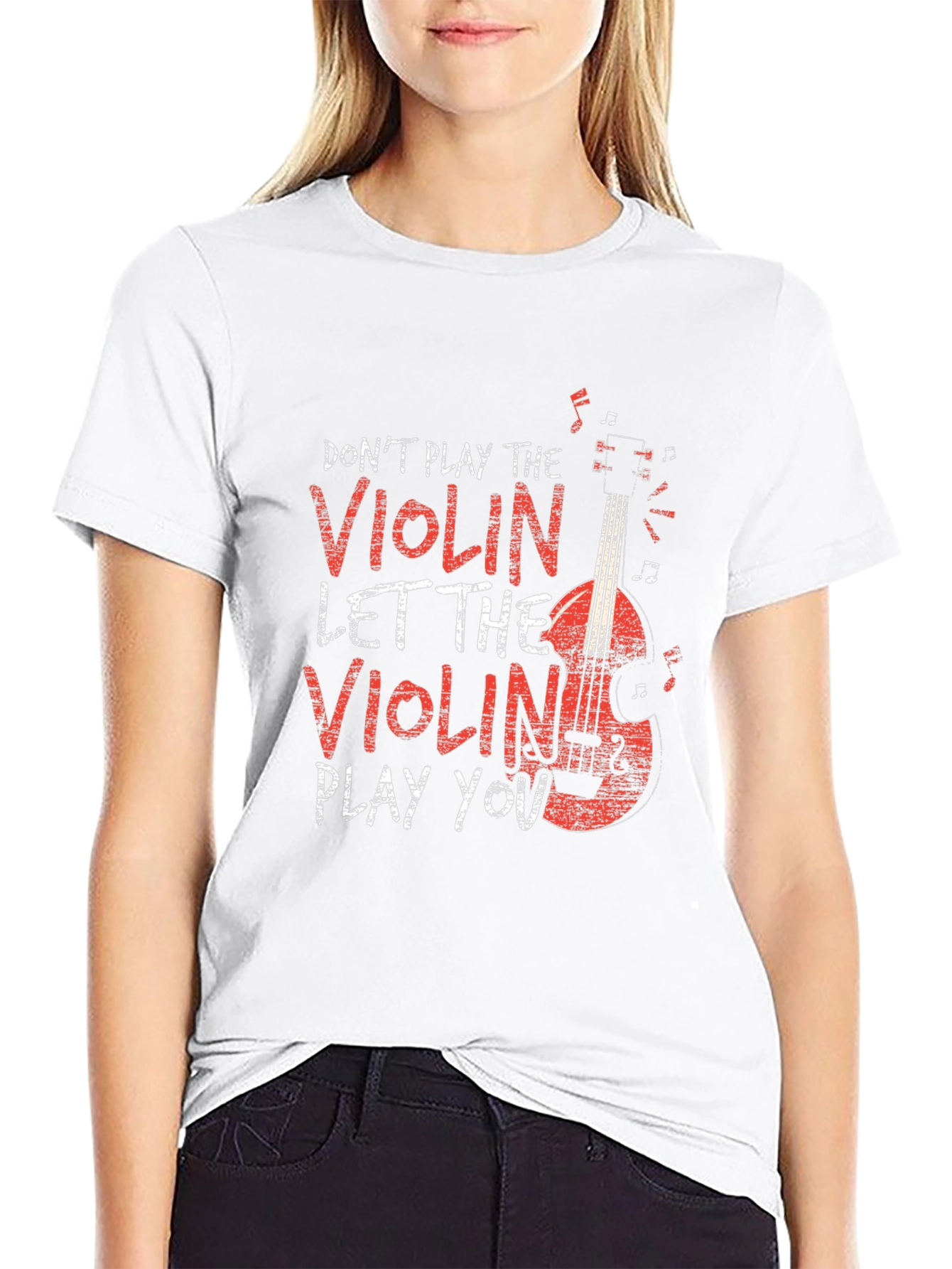 Black Don't Play the Violin - Let the Violin Play You - Black T-Shirt view 9